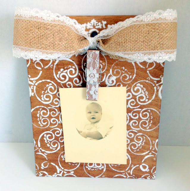 Mother's Day  rustic frame 